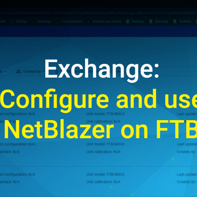 Configure and use NetBlazer on FTB